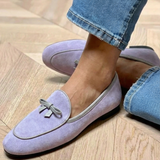 Geneviève | Elegantní ploché boty s mašlí