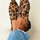 Gia | Elegantní mokasíny s leopardím vzorem