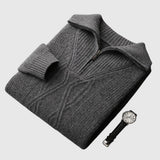 Vlastimil | Merino svetr se zipem Taranto