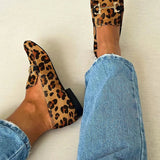 Gia | Elegantní mokasíny s leopardím vzorem