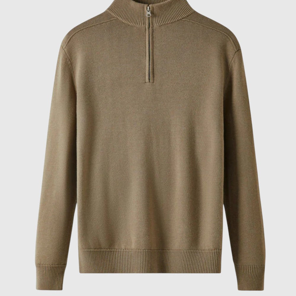 Eugen | Merino svetr se zipem Capri