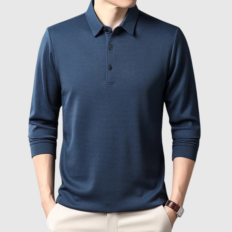 Leoš | Elegantní polokošile s dlouhým rukávem