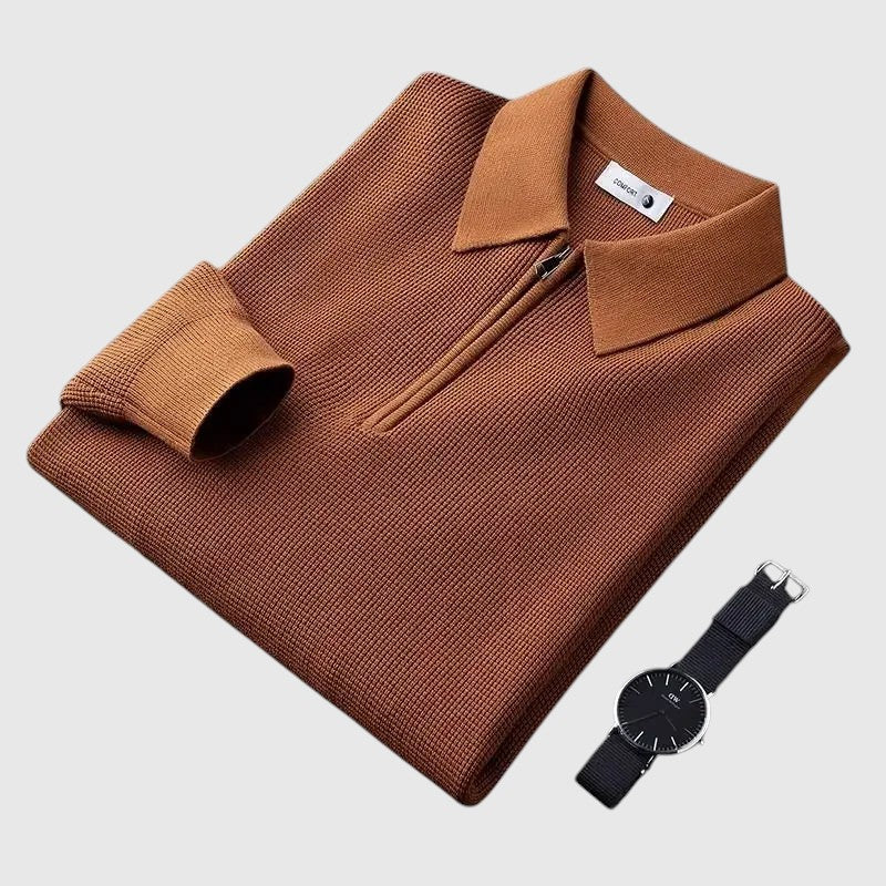 Aleš | Elegantní svetr se zipem