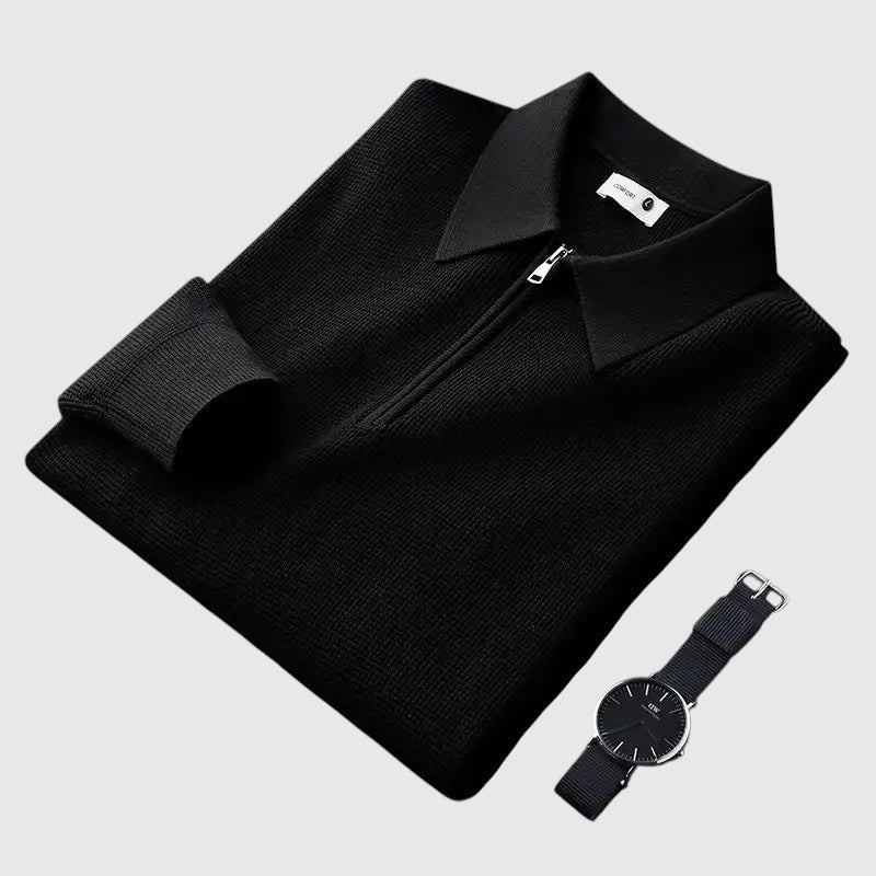 Aleš | Elegantní svetr se zipem