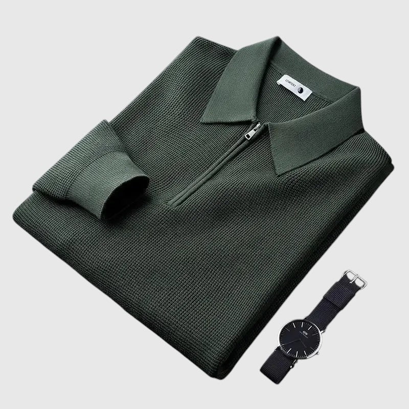 Aleš | Elegantní svetr se zipem