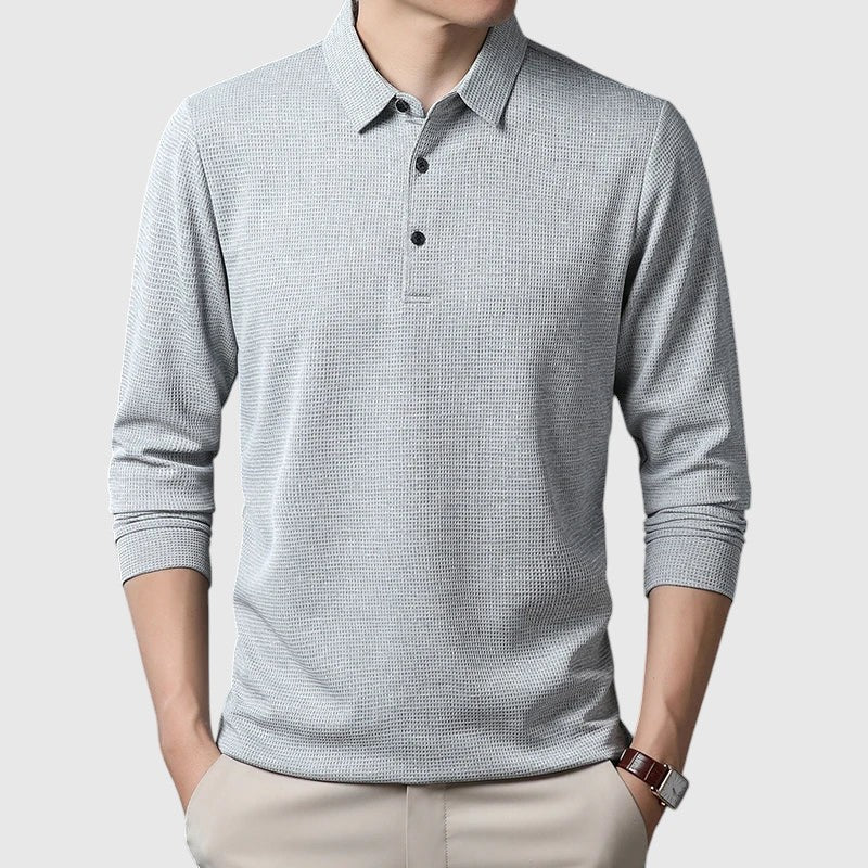 Leoš | Elegantní polokošile s dlouhým rukávem