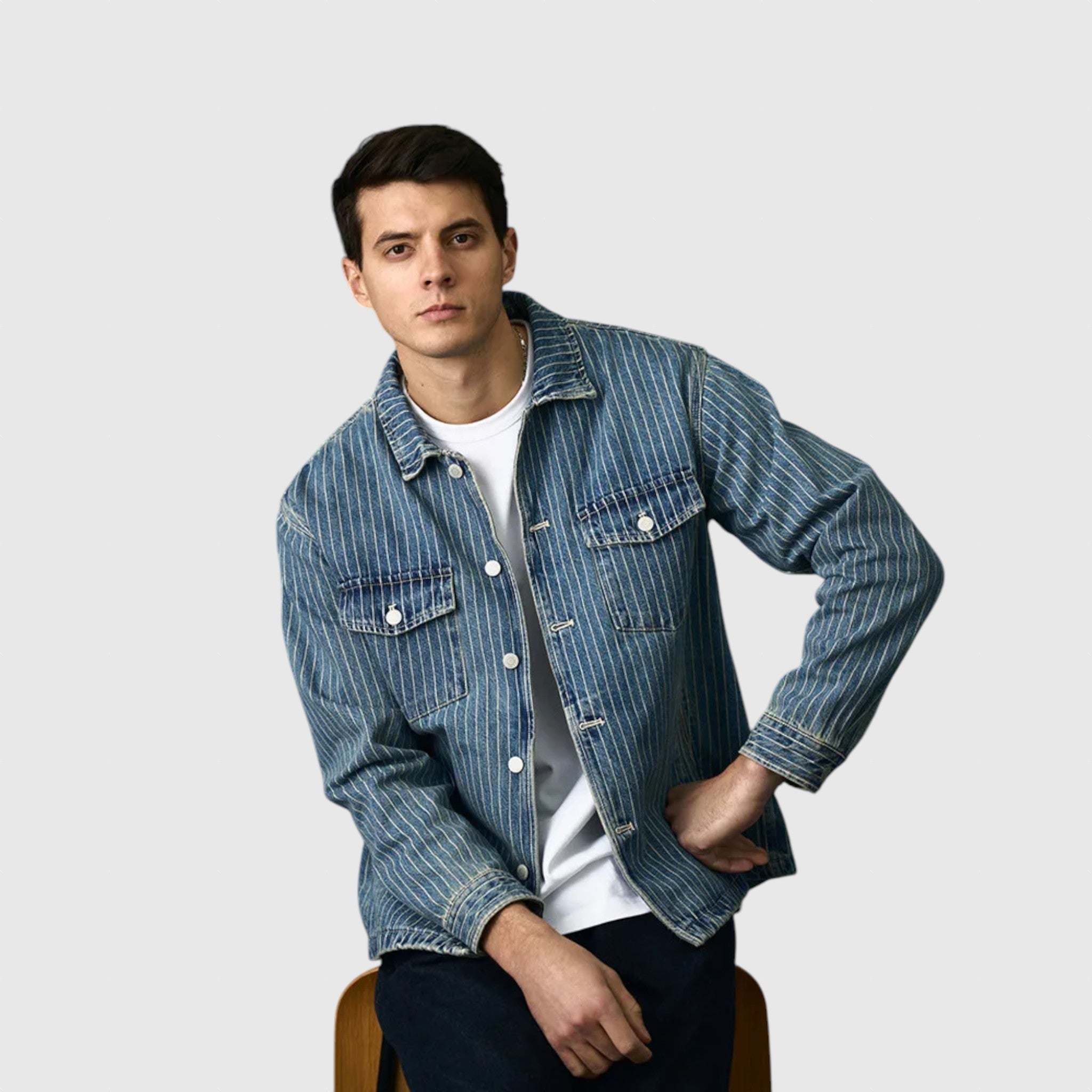 Valdemar | Džínová bunda — modrá