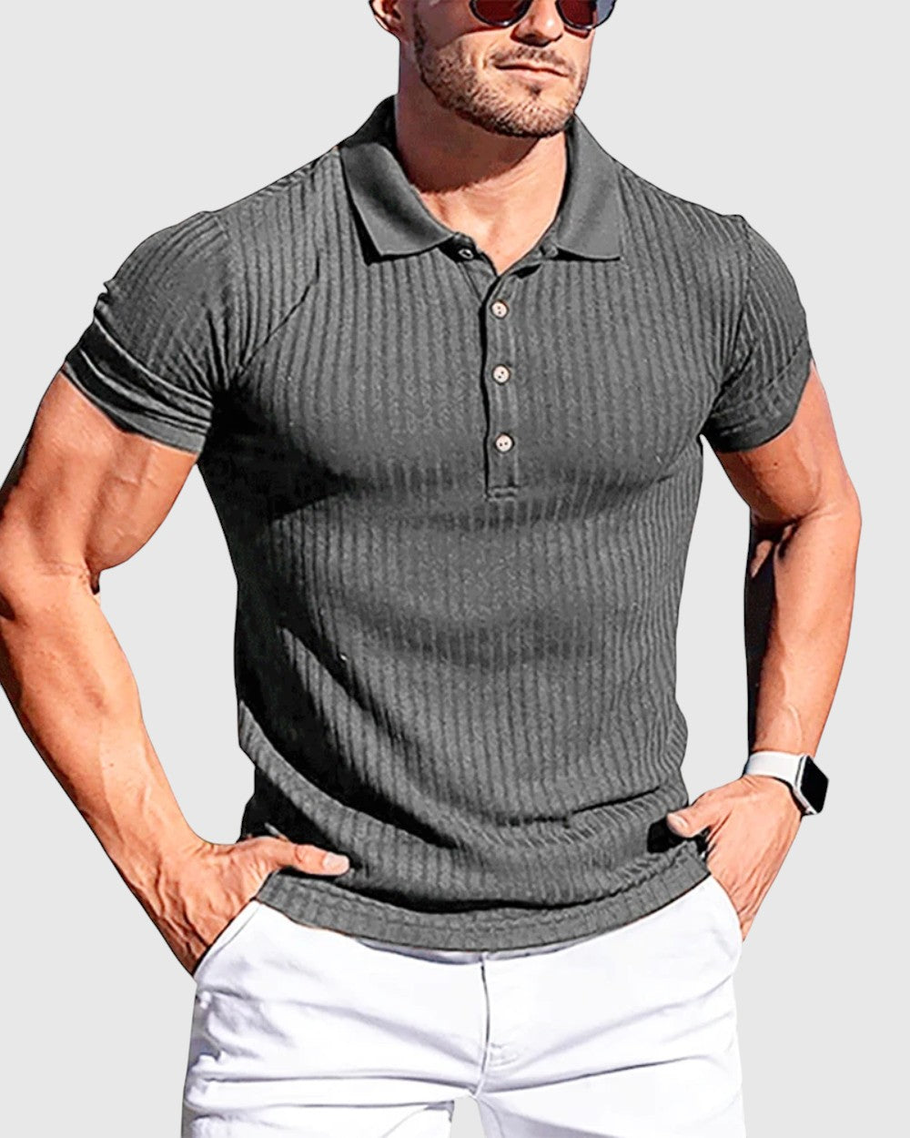 Heřman | Elegantní pruhovaná polokošile